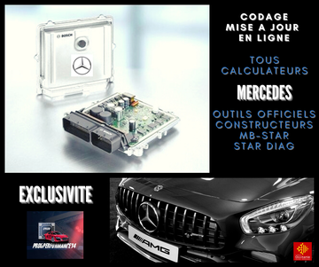 Vous recherchez un expert en codage en ligne et mise à jour en ligne des calculateurs MERCEDES