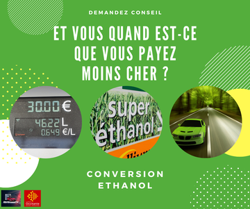 Vous souhaitez passer à l'Ethanol ? Faites le choix entre la reprogrammation ou le boitier